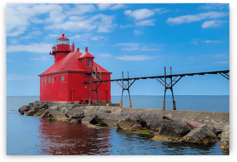 Door County Lighthouse by Kinseys Captures