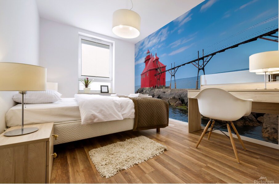 Door County Lighthouse Mural print