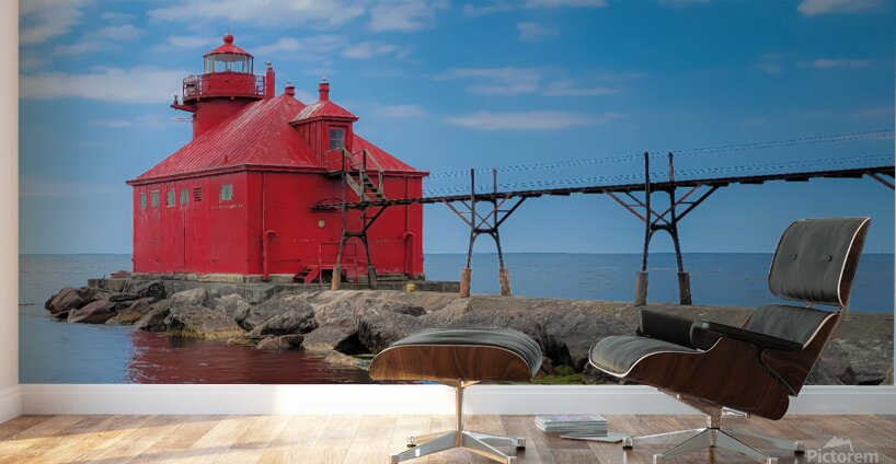 Door County Lighthouse Wall Murals