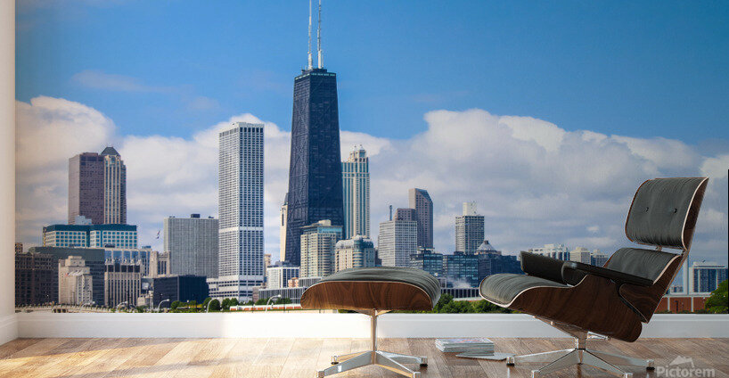Chicago Skyline Wall Murals
