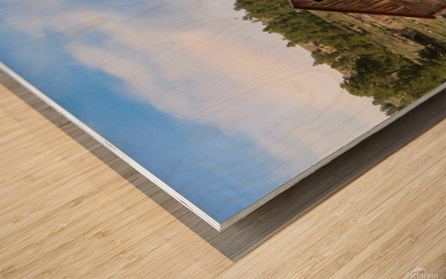 Forgotten Cabin Wood print